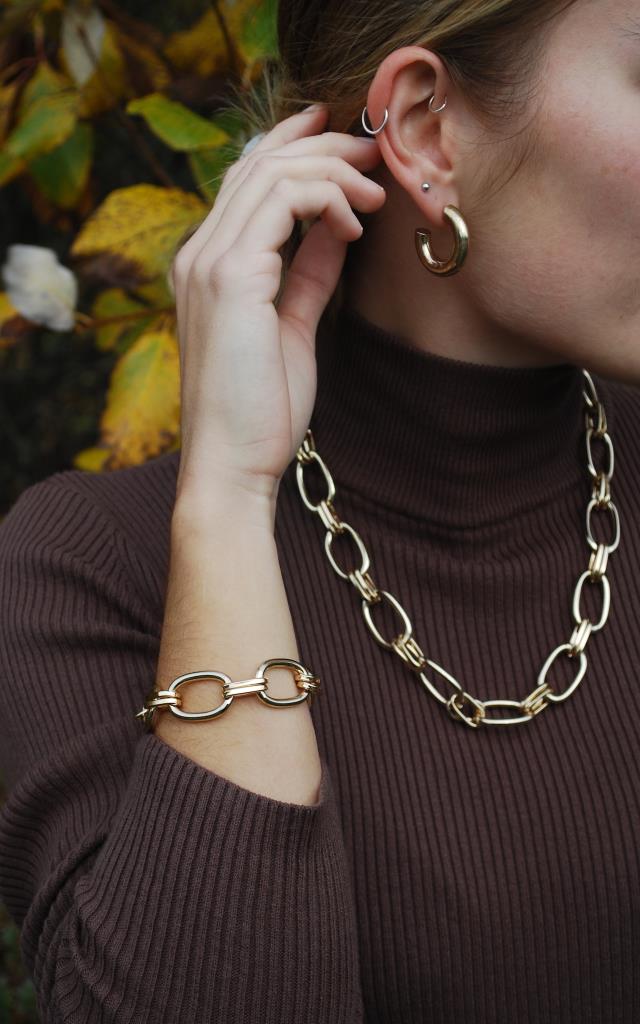 Chunky Chain Necklace - Gold