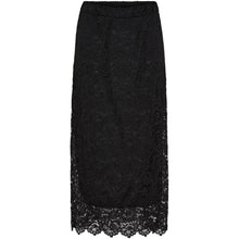 Load image into Gallery viewer, Marta du Chateau Lace Maxi Skirt - Black