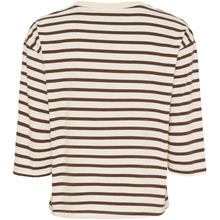 Load image into Gallery viewer, Marta du Chateau Brooklyn Stripe Top - Brown