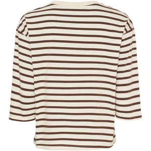 Marta du Chateau Brooklyn Stripe Top - Brown