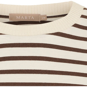Marta du Chateau Brooklyn Stripe Top - Brown