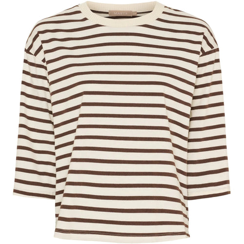 Marta du Chateau Brooklyn Stripe Top - Brown