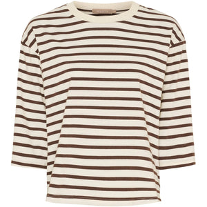 Marta du Chateau Brooklyn Stripe Top - Brown