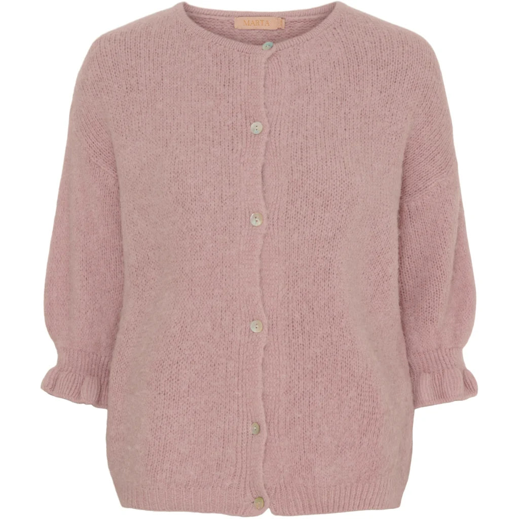 Marta Du Chateau Juliana Cardigan - Old Rose