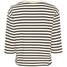 Load image into Gallery viewer, Marta du Chateau Brooklyn Stripe Top - Black