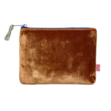 Load image into Gallery viewer, Flat Velvet Purse - Rust
