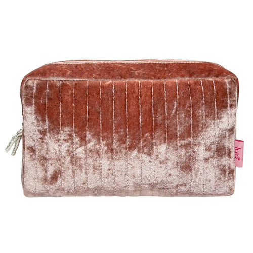 Velvet Box Cosmetic Purse - Rust Tawny