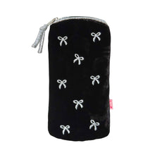 Load image into Gallery viewer, Embroidered Bow Purse - Black