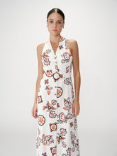 Load image into Gallery viewer, Woman wearing a floral dress on a white background