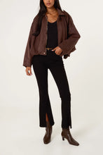 Load image into Gallery viewer, Puffball Jacket - Chocolate Brown