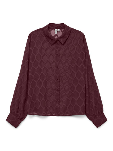Vero Moda Galilea Shirt - Wine