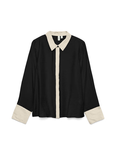 Gynice Shirt by Vero Moda Boutique - Black Birch