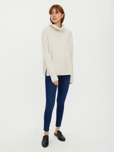 Vero Moda Doffy LS Cowline Jumper - Birch