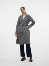 Load image into Gallery viewer, Vero Moda Fortuneaya Long Jacket - Grey