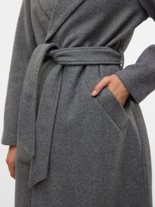 Vero Moda Fortuneaya Long Jacket - Grey