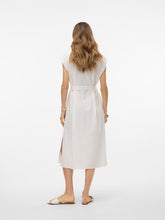 Load image into Gallery viewer, Vero Moda MyMilo Calf Shirt Dress - Snow White