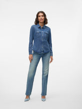 Load image into Gallery viewer, Vero Moda Jennie Denim Shirt - Blue