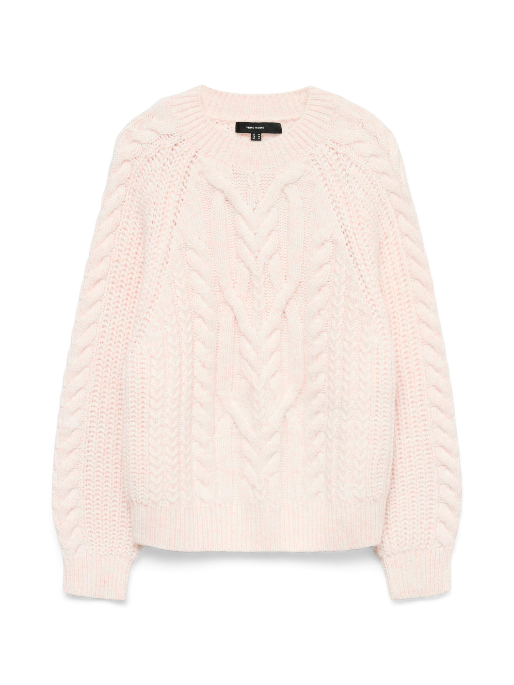 Vero Moda Jada Cable Jumper - Pink Melange