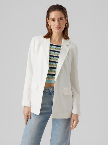 Vero Moda Carmen Blazer - Snow White