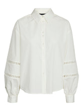 Load image into Gallery viewer, Vero Moda Eya Lace L/S Shirt - Snow White