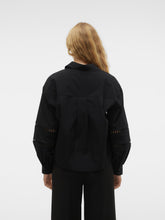 Load image into Gallery viewer, Vero Moda Eya Lace L/S Shirt - Black