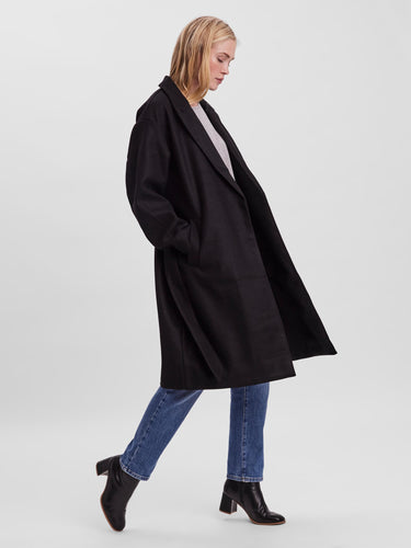 Vero Moda Fortuneaya Long Jacket - Black