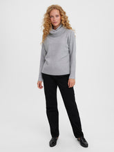 Load image into Gallery viewer, Vero Moda Doffy LS Cowline Jumper - Light Grey