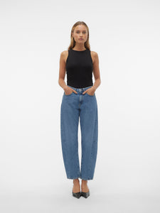 Vero Moda Ellie Mom Jeans - Mid Blue