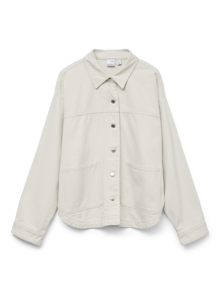 Vero Moda JAMIE LS DENIM SHACKET Birch – Minsky London Ltd