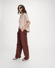 Load image into Gallery viewer, Grace &amp; Mila Vercia Striped Shirt - Mocha