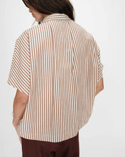 Load image into Gallery viewer, Grace &amp; Mila Vercia Striped Shirt - Mocha