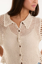 Load image into Gallery viewer, Crochet Top - Ivory