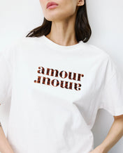 Load image into Gallery viewer, Grace &amp; Mila Anis Slogan T Shirt - Ivory