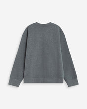 Load image into Gallery viewer, The Grace and Mila Armandio sweatshirt features a relaxed oversized silhouette so it is comfortable and easy to wear, inspired by classic college style. This sweatshirt has long sleeves, a crew neck with a printed slogan on the front and ribbed trims at the cuff.