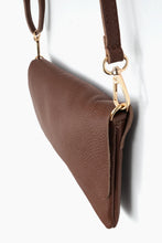 Load image into Gallery viewer, Italian Leather Clutch Bag - Chocolate