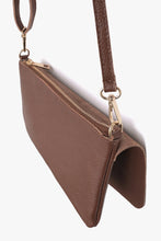 Load image into Gallery viewer, Italian Leather Clutch Bag - Chocolate