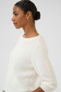 Kaffe Betty Jumper - Chalk