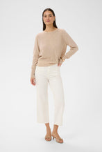 Load image into Gallery viewer, Kaffe Brook Cropped Jeans - Chalk White