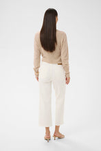 Load image into Gallery viewer, Kaffe Brook Cropped Jeans - Chalk White