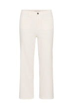Load image into Gallery viewer, Kaffe Brook Cropped Jeans - Chalk White
