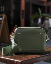 Load image into Gallery viewer, Wide Strap Camera Bag - Olive Green