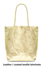 Load image into Gallery viewer, Classica Soft Leather Tote Bag - Gold