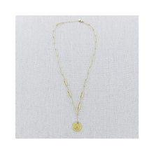 Load image into Gallery viewer, Disc Pendant Chain Necklace - Gold