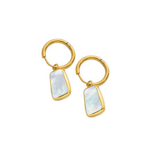 Load image into Gallery viewer, Mother of Pearl Pendant Earrings