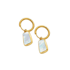 Mother of Pearl Pendant Earrings