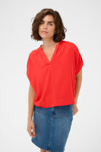 Load image into Gallery viewer, Kaffe Gina Blouse - Poppy Red