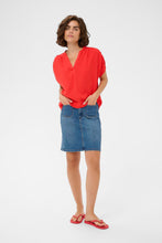 Load image into Gallery viewer, Kaffe Gina Blouse - Poppy Red