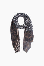 Load image into Gallery viewer, Floral Lightweight Scarf - Grey