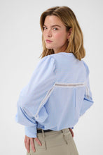 Load image into Gallery viewer, Kaffe Jada Blouse - Blue Stripe