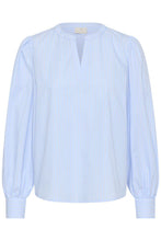 Load image into Gallery viewer, Kaffe Jada Blouse - Blue Stripe